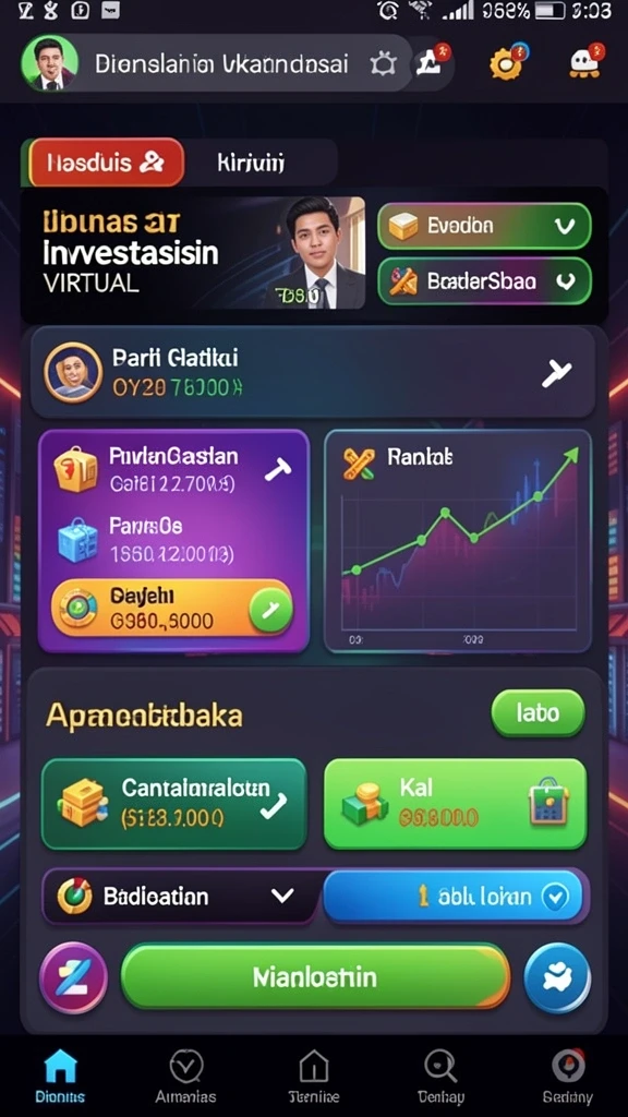 Tampilan antarmuka yang user-friendly dan menarik.