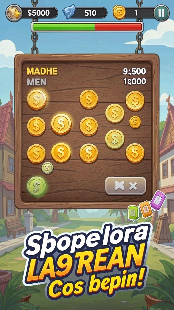 Screenshot event dengan hadiah menarik.