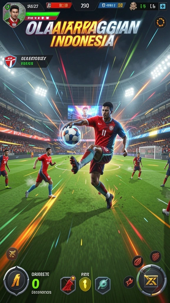 Fitur sosial memungkinkan interaksi antar pemain.
