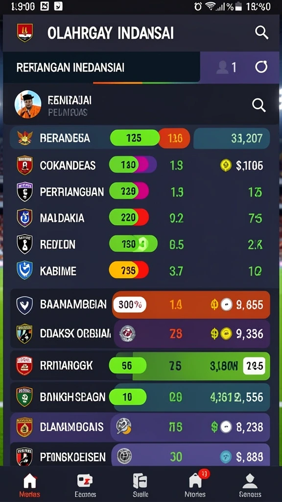 Screenshot menampilkan karakter unik dan kekuatan mereka.