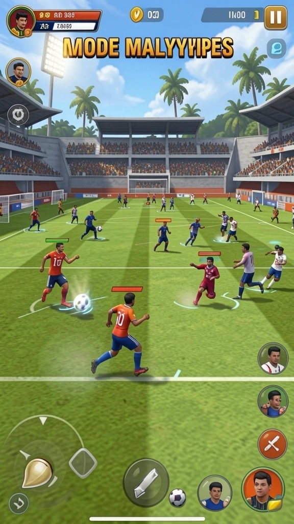 Interaksi multiplayer yang seru dan kompetitif.