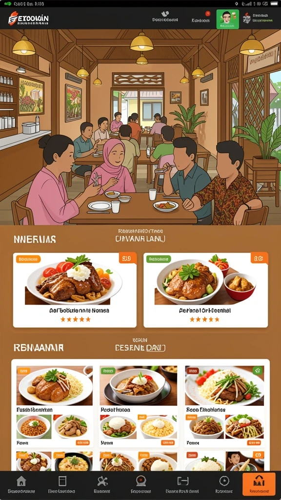 Tampilan antarmuka yang menarik dan mudah dipahami.