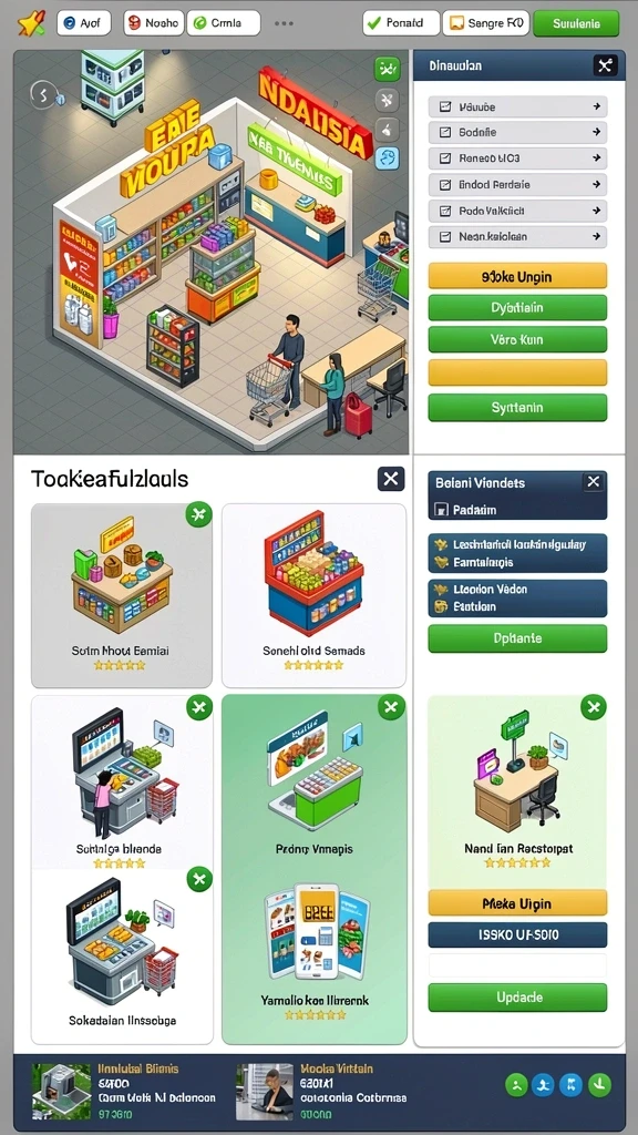 Berinteraksi dengan pemain lain dalam mode multiplayer.