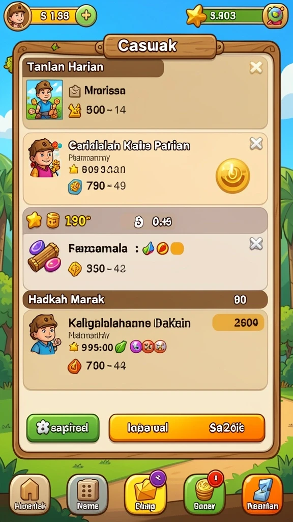 Tampilan antarmuka yang intuitif dan menarik.