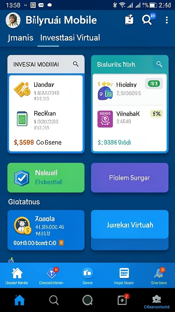Tangkapan layar menampilkan mode permainan klasik yang populer.
