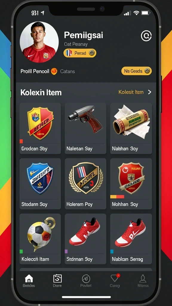 Tampilan level yang penuh warna dan detail.