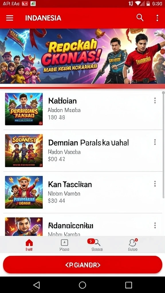 Tampilan awal GG288 yang menarik perhatian.