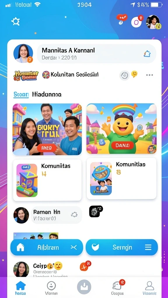 Tampilan awal IDNGARUDA yang menarik dan memukau.