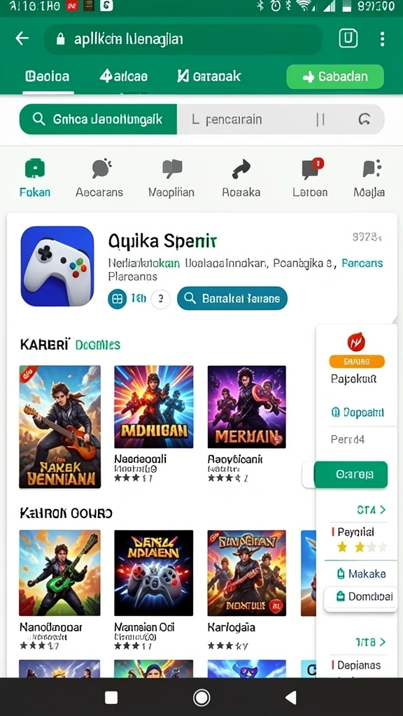 Gameplay yang seru dengan tantangan yang beragam.
