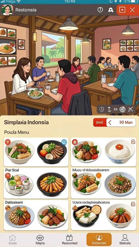 Tampilan antarmuka yang menarik dan mudah digunakan.