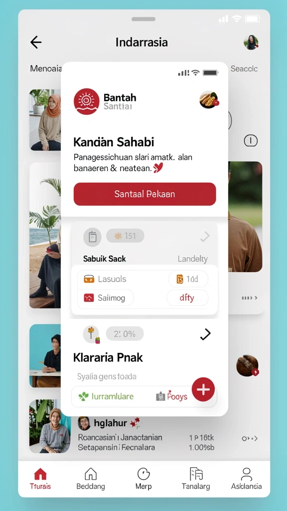 Tampilan antarmuka yang menarik dan mudah dinavigasi.