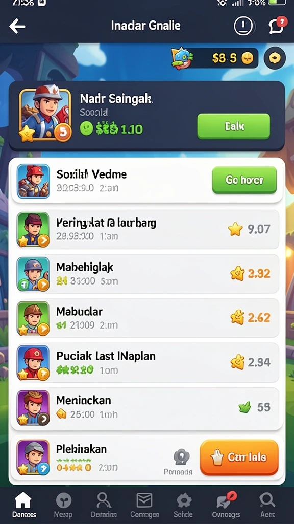Tampilan grafis yang memukau di MC888.