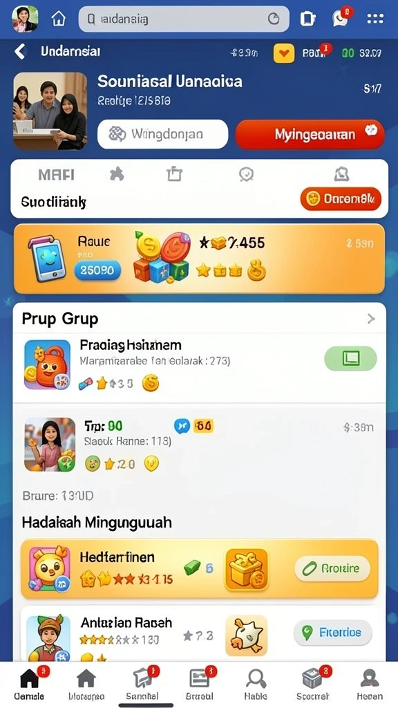 Tampilan antarmuka yang menarik dan ramah pengguna.
