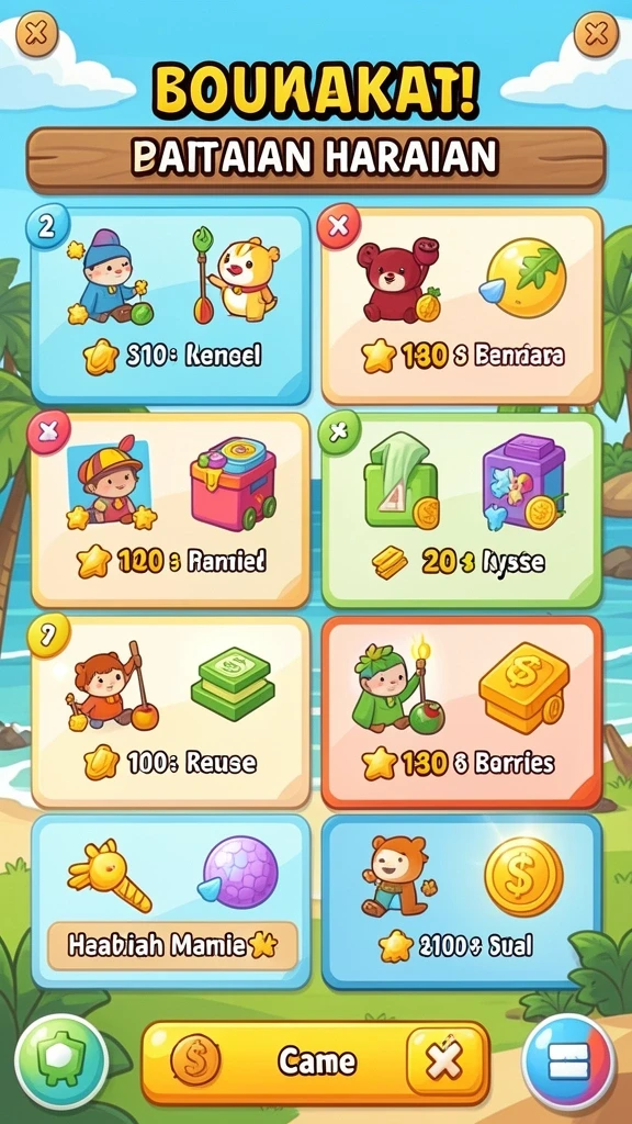 Keseruan bermain dengan teman-teman secara online.