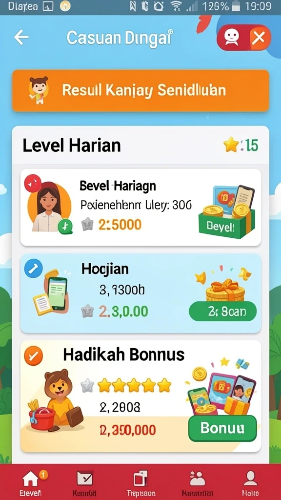 Mode multi-pemain untuk tantangan bersama.