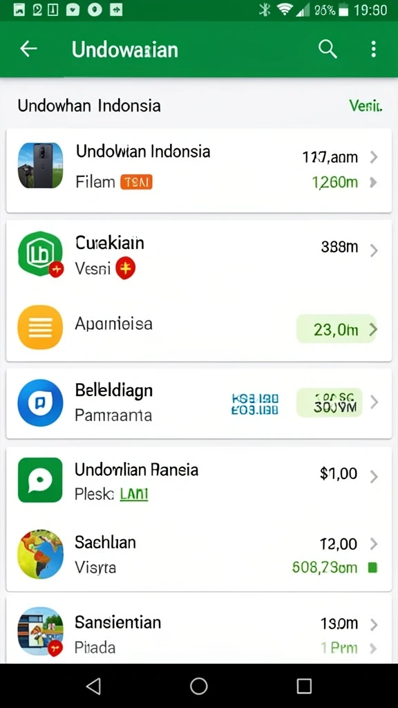 Tampilan antarmuka yang user-friendly.