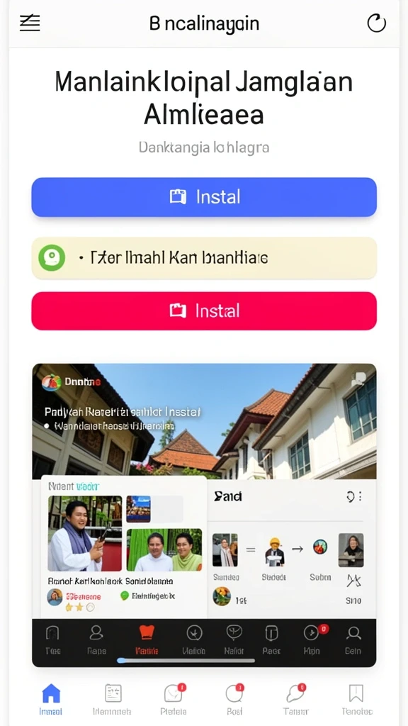 Beragam karakter unik siap untuk dimainkan.