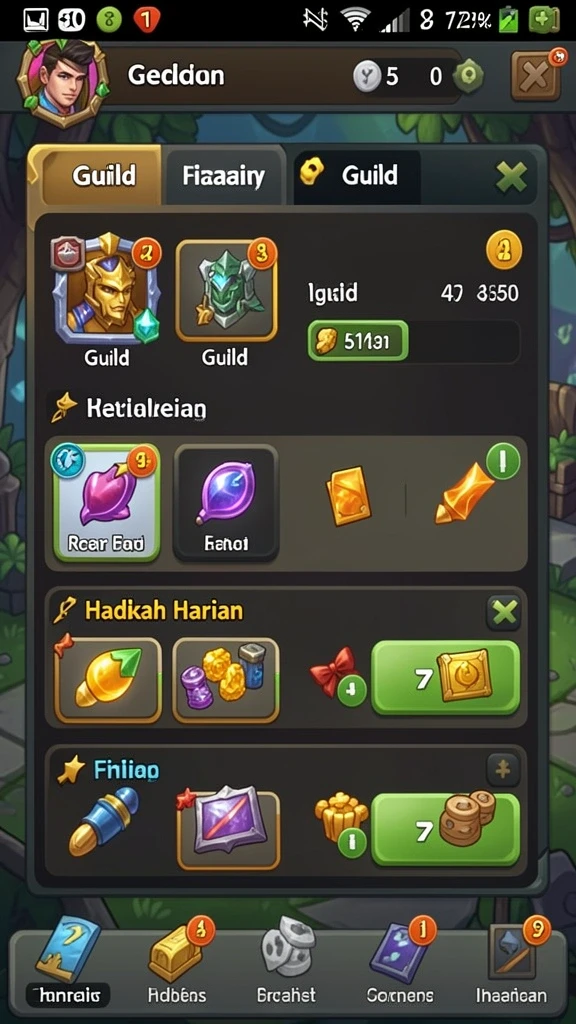 Karakter-karakter menarik dalam game.