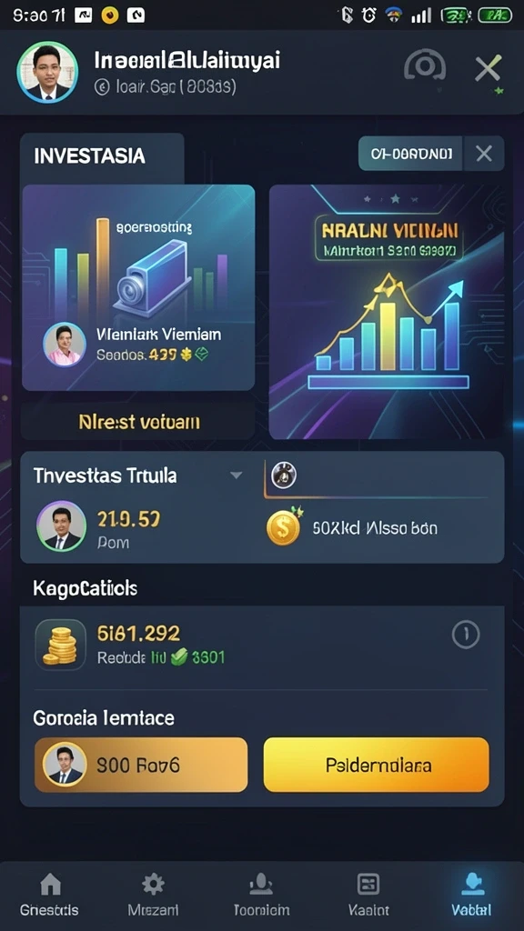 Screenshot menunjukkan karakter utama yang siap bertarung.